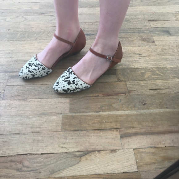 Cute Madewell Flats in Spotted Calf Hair - Picture 2 of 10